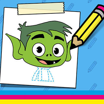 How to Draw - Beast Boy