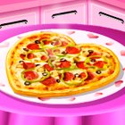 Sara's Cooking Class: Valentine Pizza
