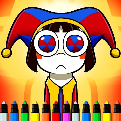 Digital Circus Coloring